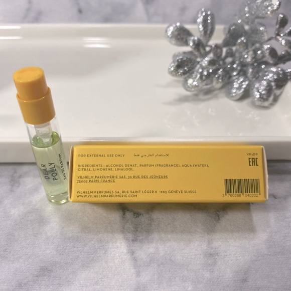 Vilhelm Parfumerie Dear Polly EDP, Black Tea, Amber, NEW - Sample 0.06 oz. 2 ml. - Picture 4 of 8